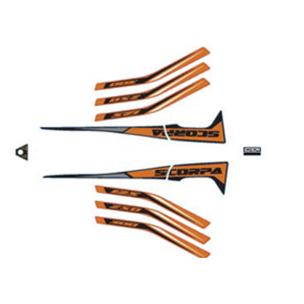Kit Adesivi Accessori SCORPA RACING 2019